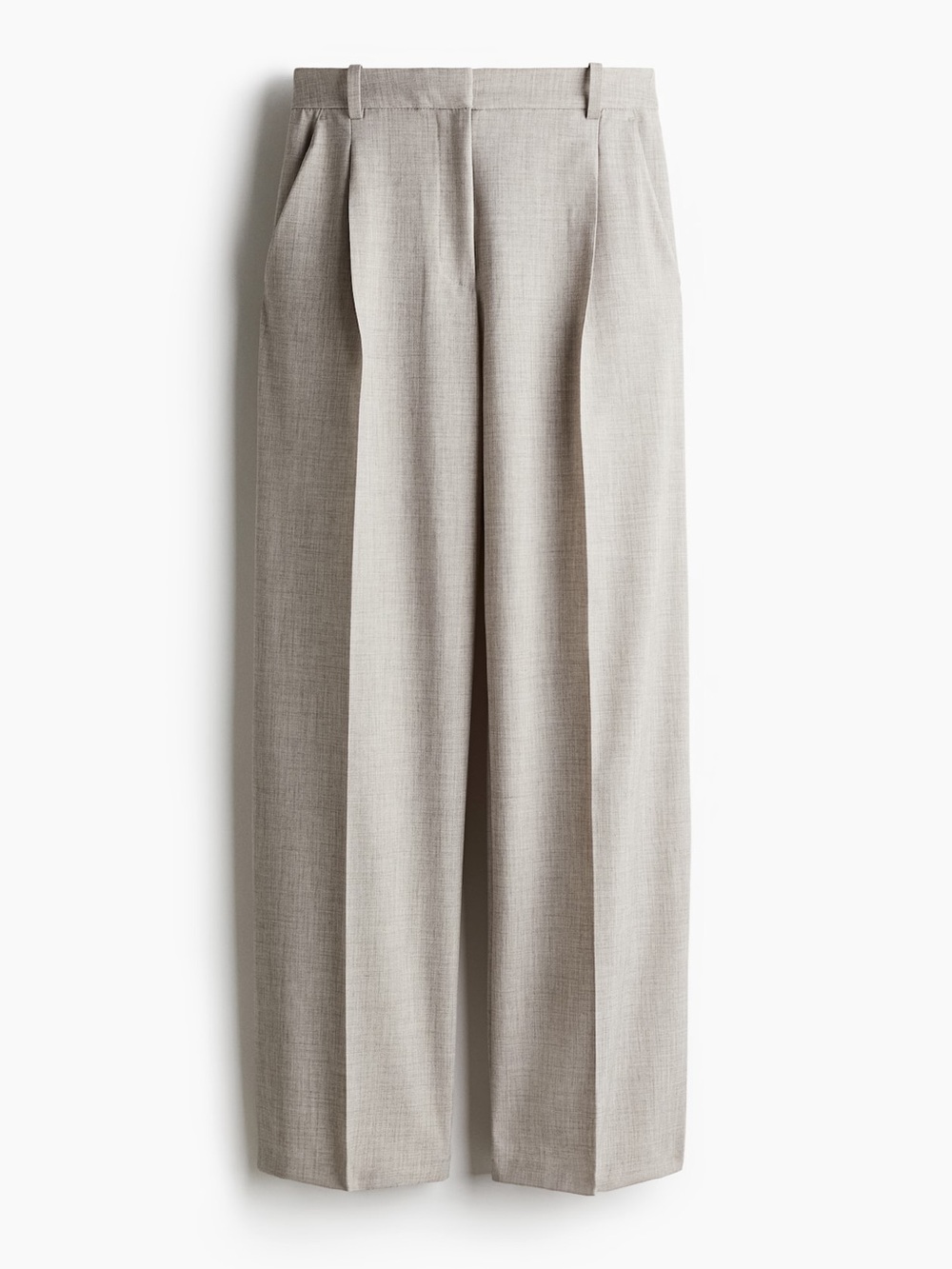 H&M Women’s Wide-Leg Dress Pants - Beige
